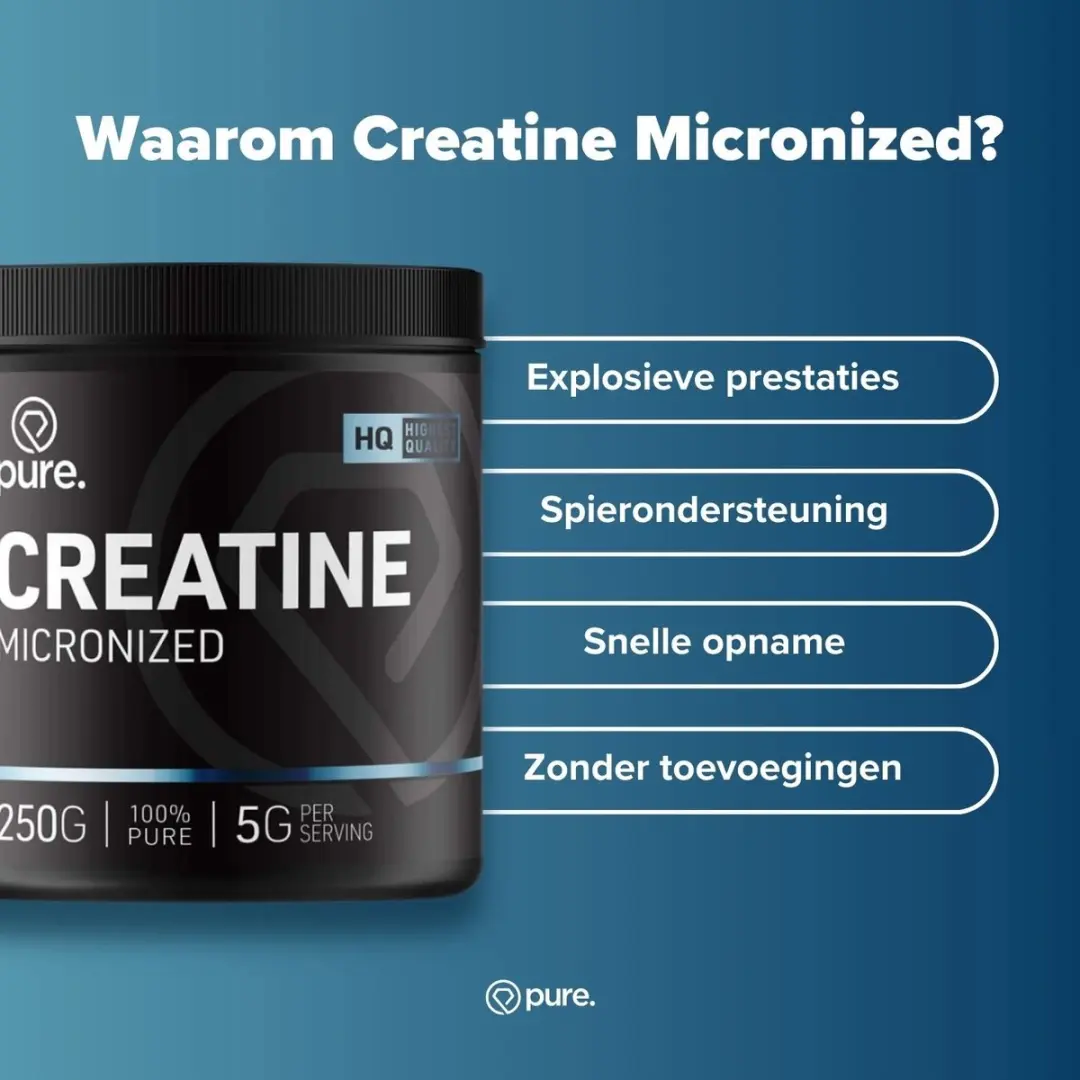 Pure Creatine Monohydraat Fruit Punch 500g