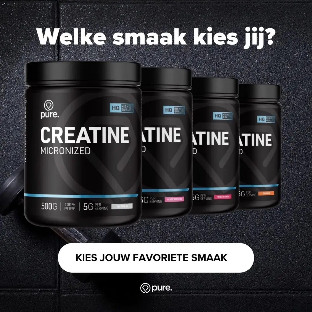 Pure Creatine Monohydraat Fruit Punch 500g
