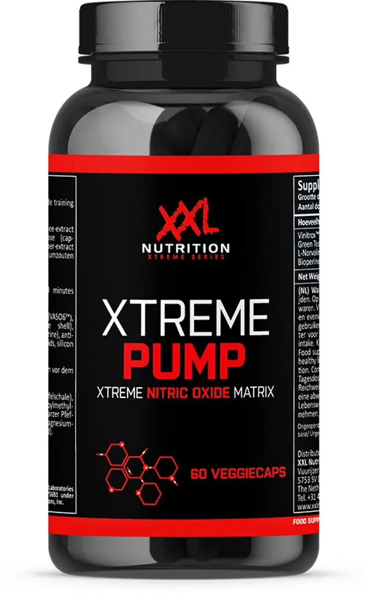 XXL Nutrition Xtreme Pump Vinitrox & Bioperine