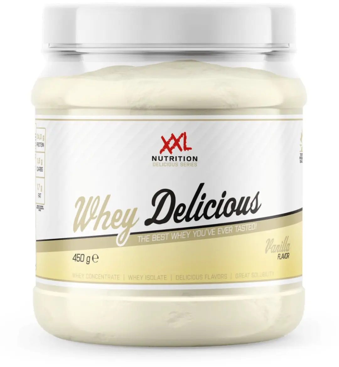 XXL Nutrition Whey Delicious Vanille Eiwitpoeder 450g