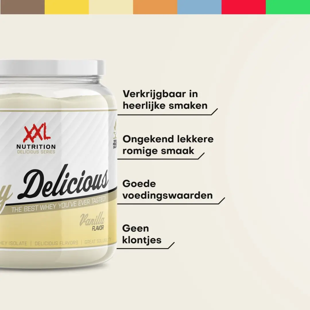 XXL Nutrition Whey Delicious Yoghurt Raspberry Eiwitpoeder 450g