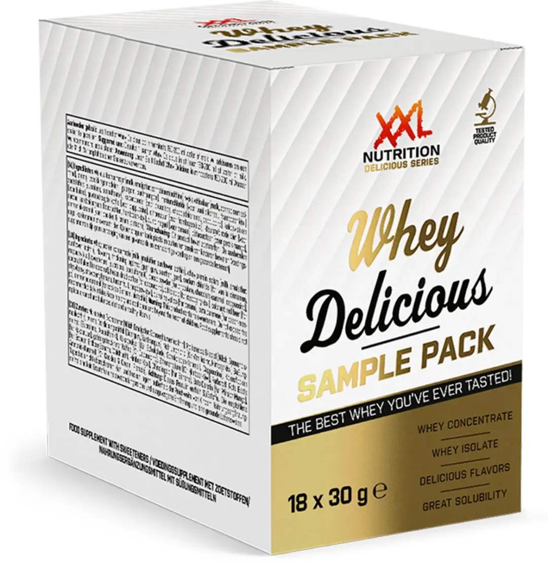 XXL Nutrition Whey Delicious Sample Pack Eiwitpoeder