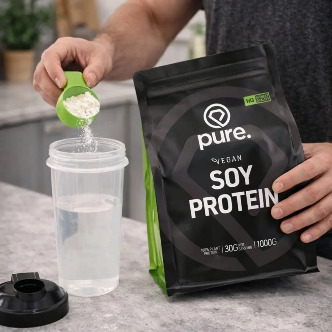 Pure Soy Protein Chocolade 2000g - 26g Eiwit per Portie