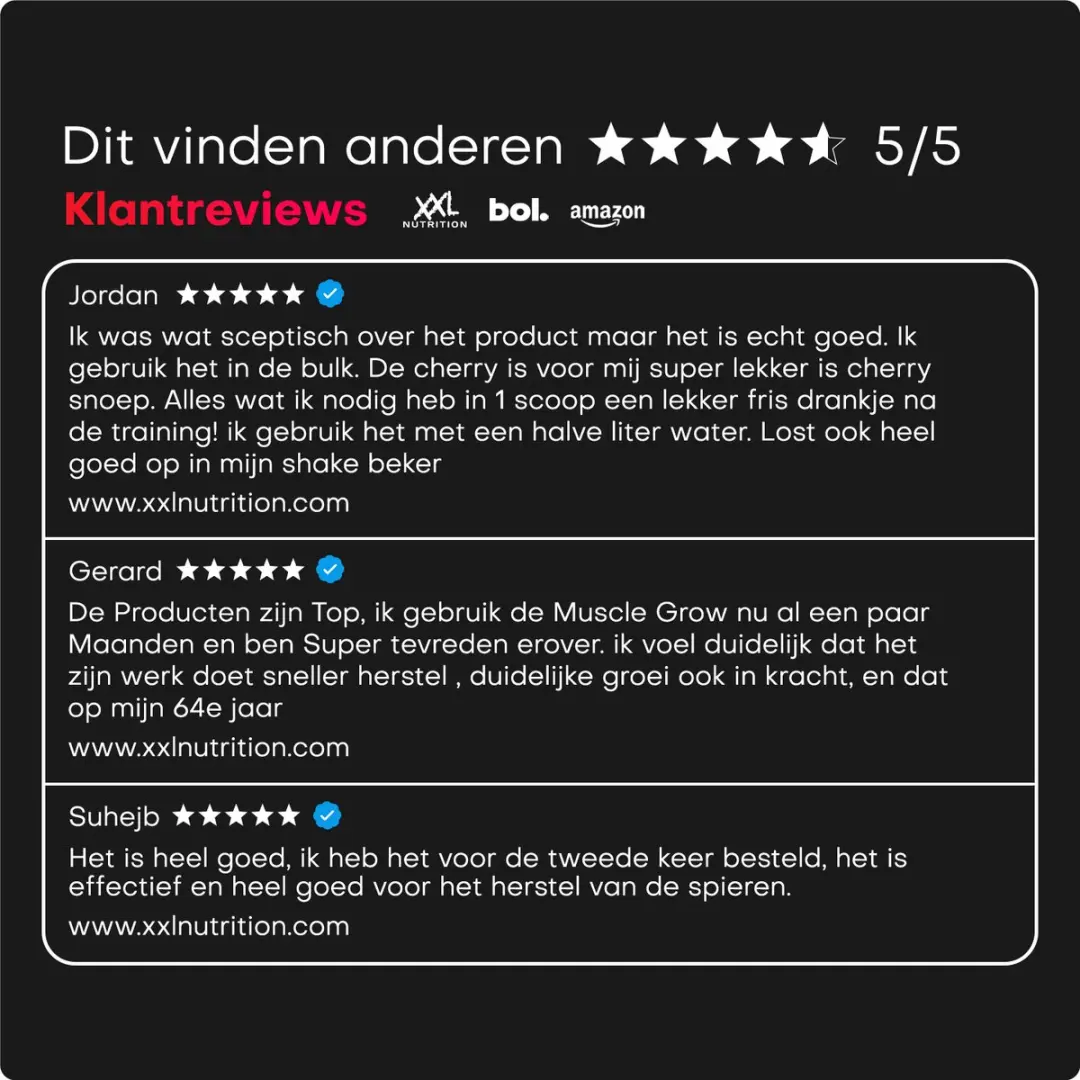 XXL Nutrition Muscle Grow Kers Post Workout 2000g