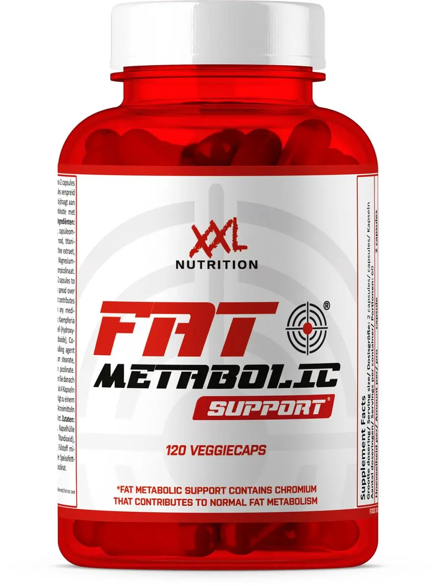 XXL Nutrition Fat Metabolic Support Fatburner 120 Veggicaps