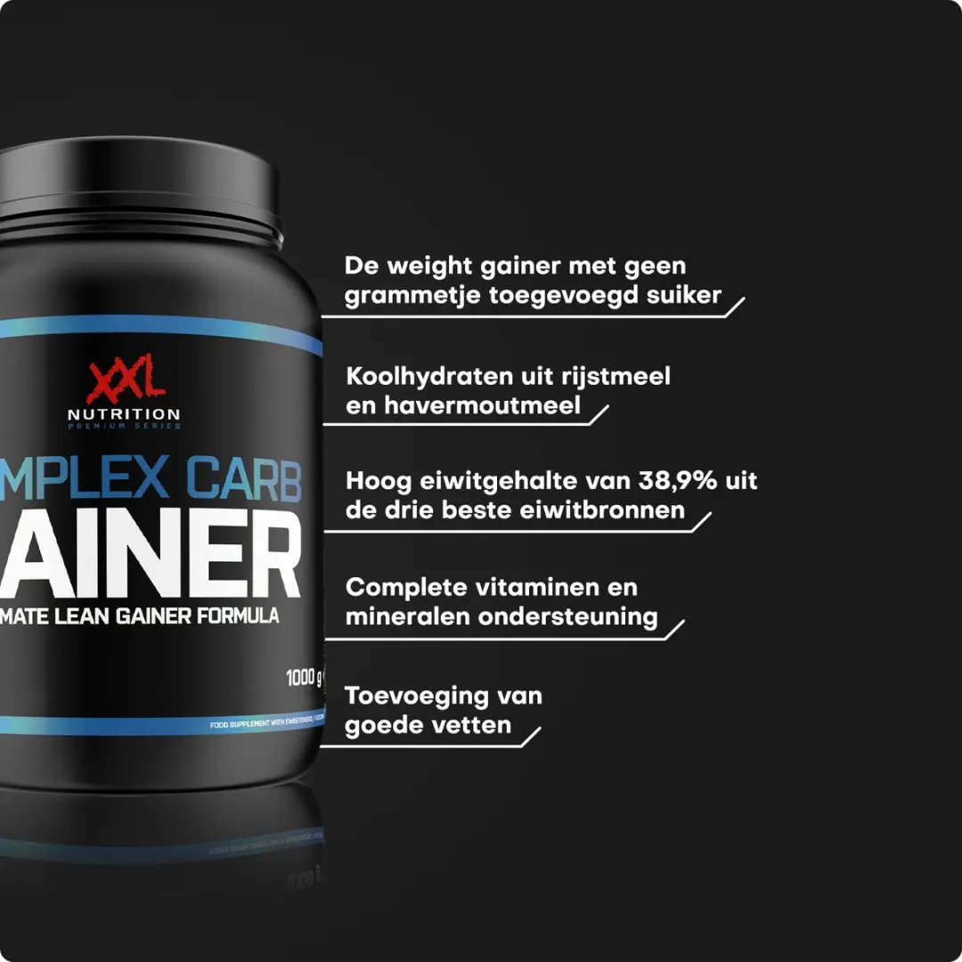 XXL Nutrition Complex Carb Gainer 2500g - Chocolade