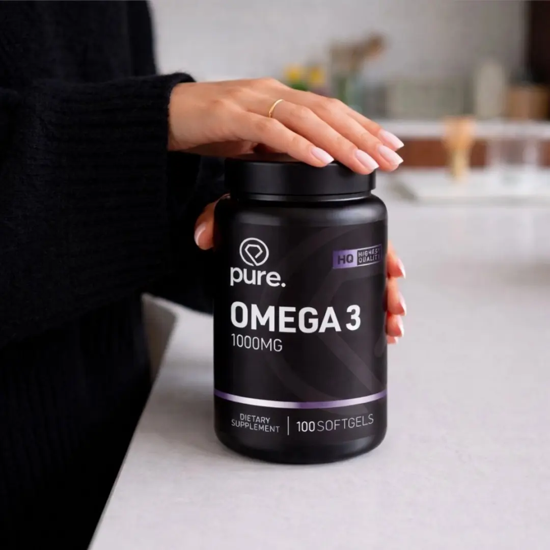 Pure Omega-3 1000mg Softgels - 100 Stuks