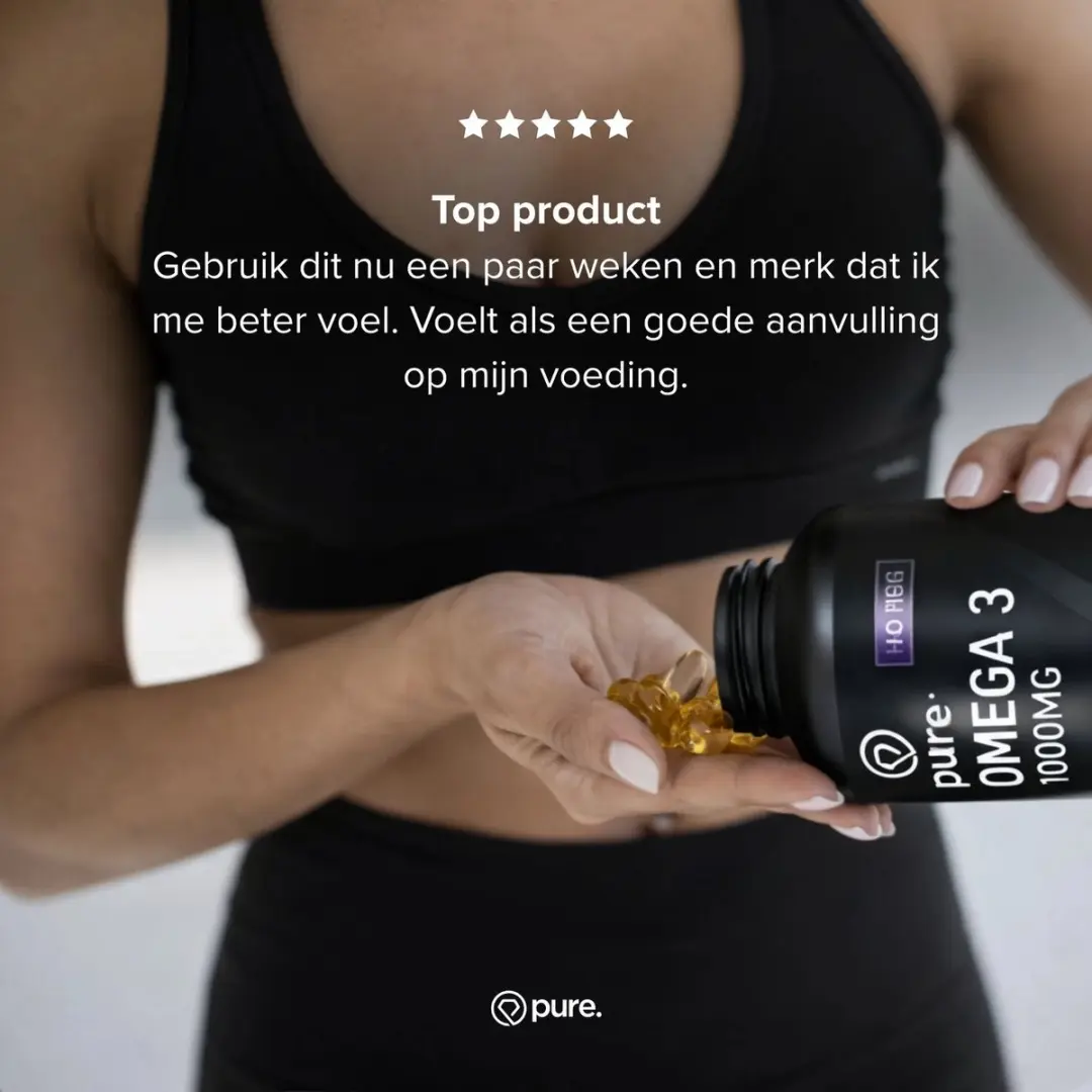 Pure Omega-3 1000mg Softgels - 100 Stuks