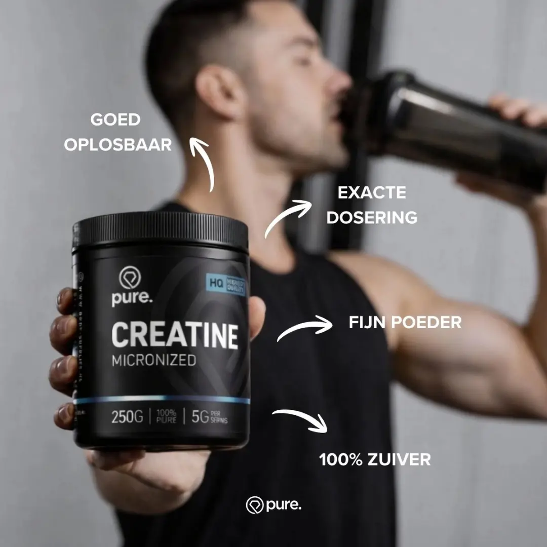 Pure Creatine Monohydraat 500g - Micronized Poeder