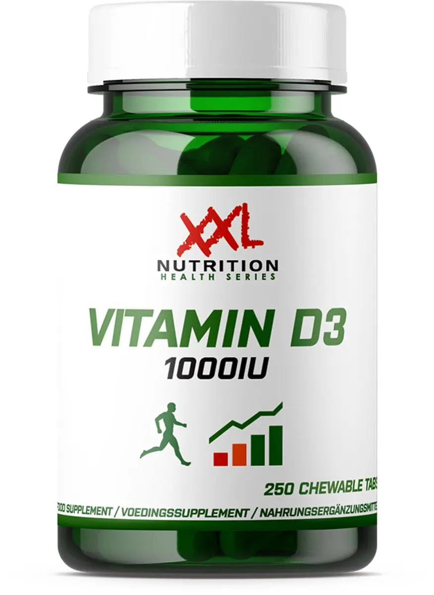 XXL Nutrition Vitamine D3 1000IU 250 Tabletten