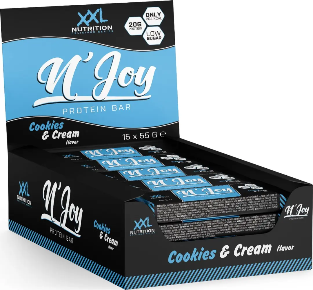XXL Nutrition N'Joy Protein Bar Cookies & Cream