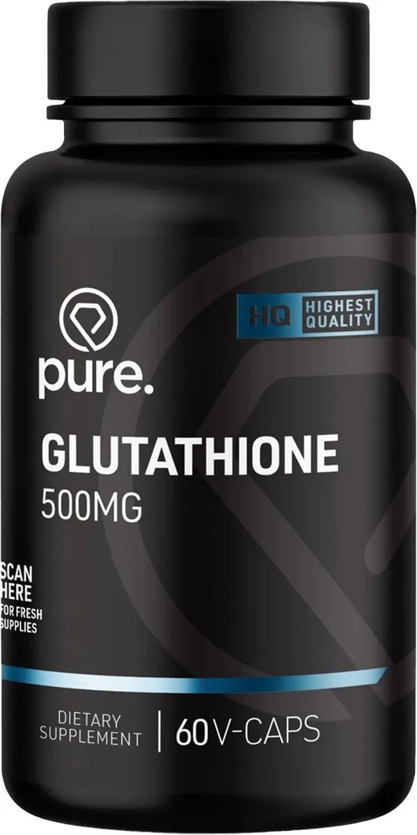 Pure Glutathion Hoge Dosering Vegan Capsules