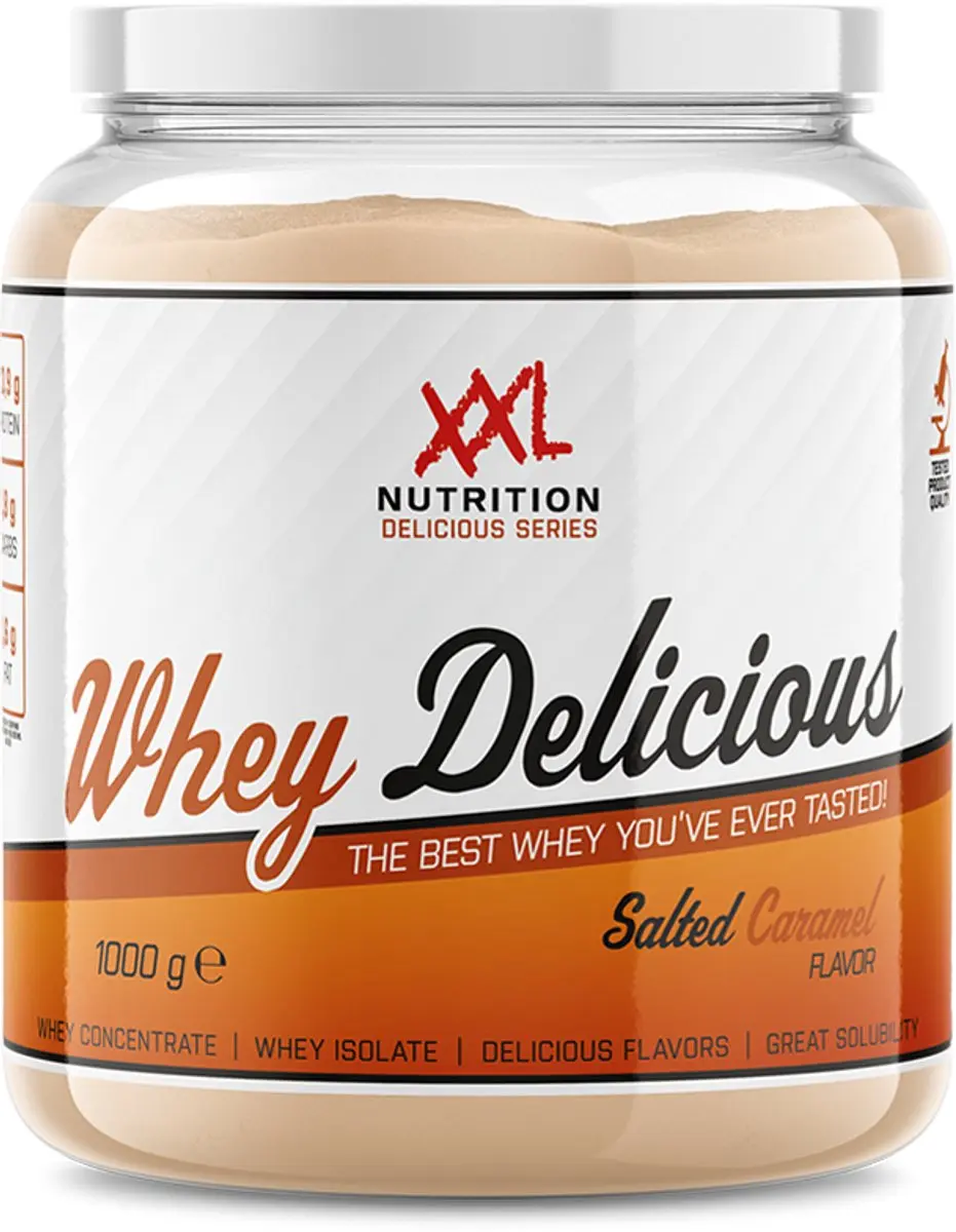 XXL Nutrition Whey Delicious Salted Caramel Eiwitpoeder 1000g