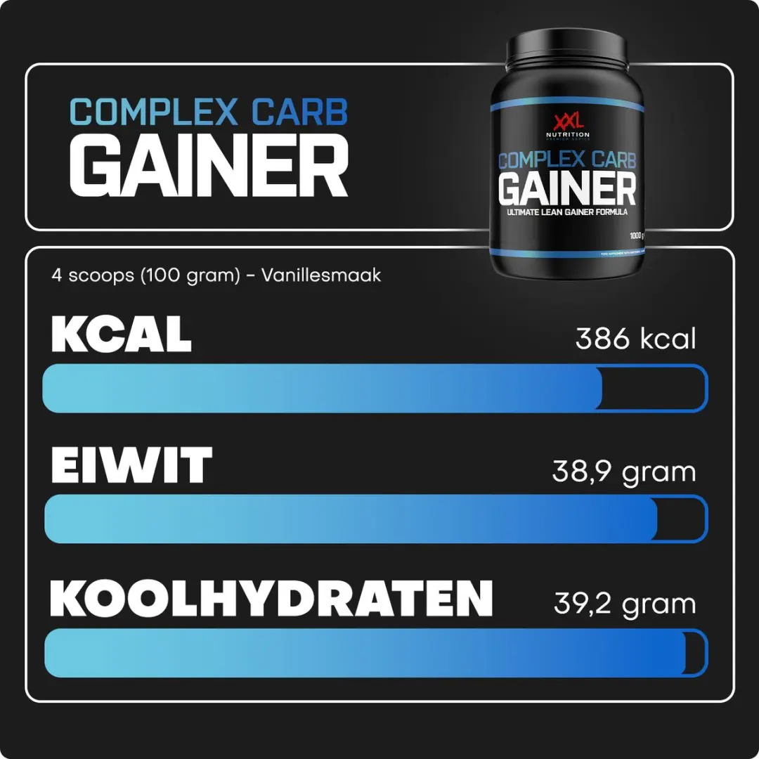 XXL Nutrition Complex Carb Gainer Chocolade 1000g