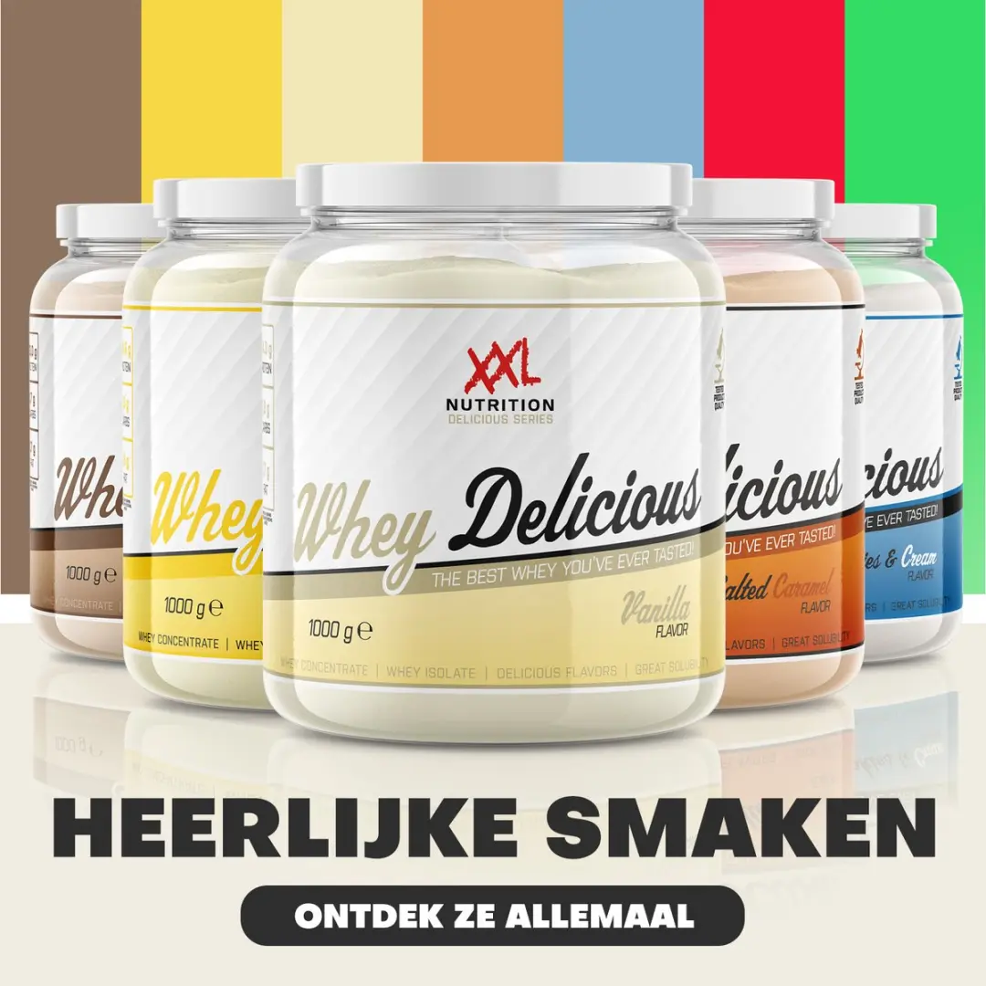 XXL Nutrition Whey Delicious Appeltaart Eiwitpoeder 450g