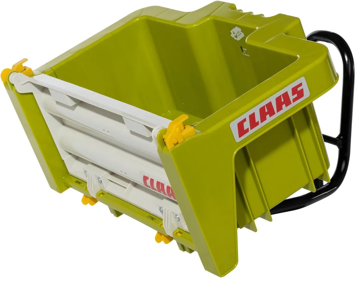 Rolly Toys Rollybox Claas Aanhanger 43,5x23,5x32cm - Groen