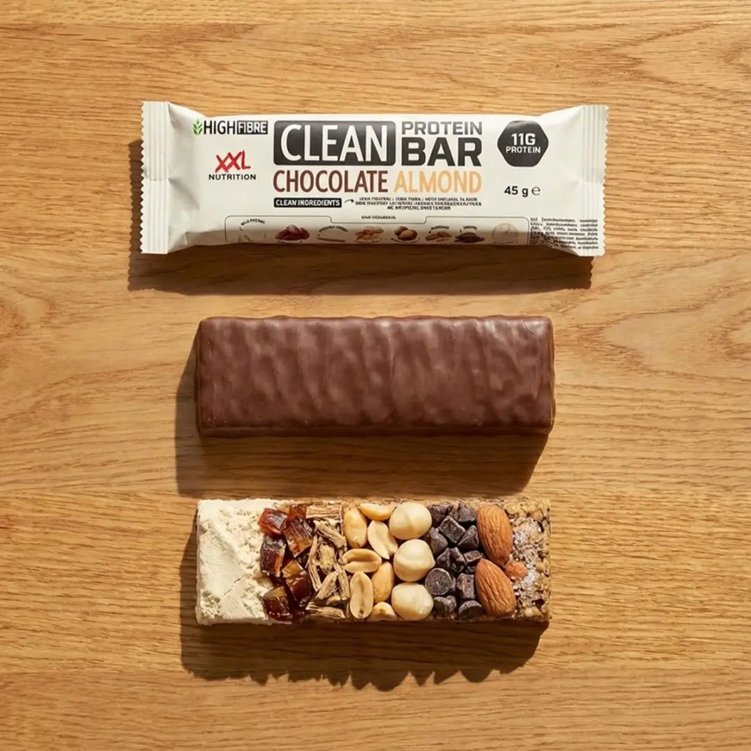 XXL Nutrition Clean Protein Bar Chocolade Amandel - 16 Stuks