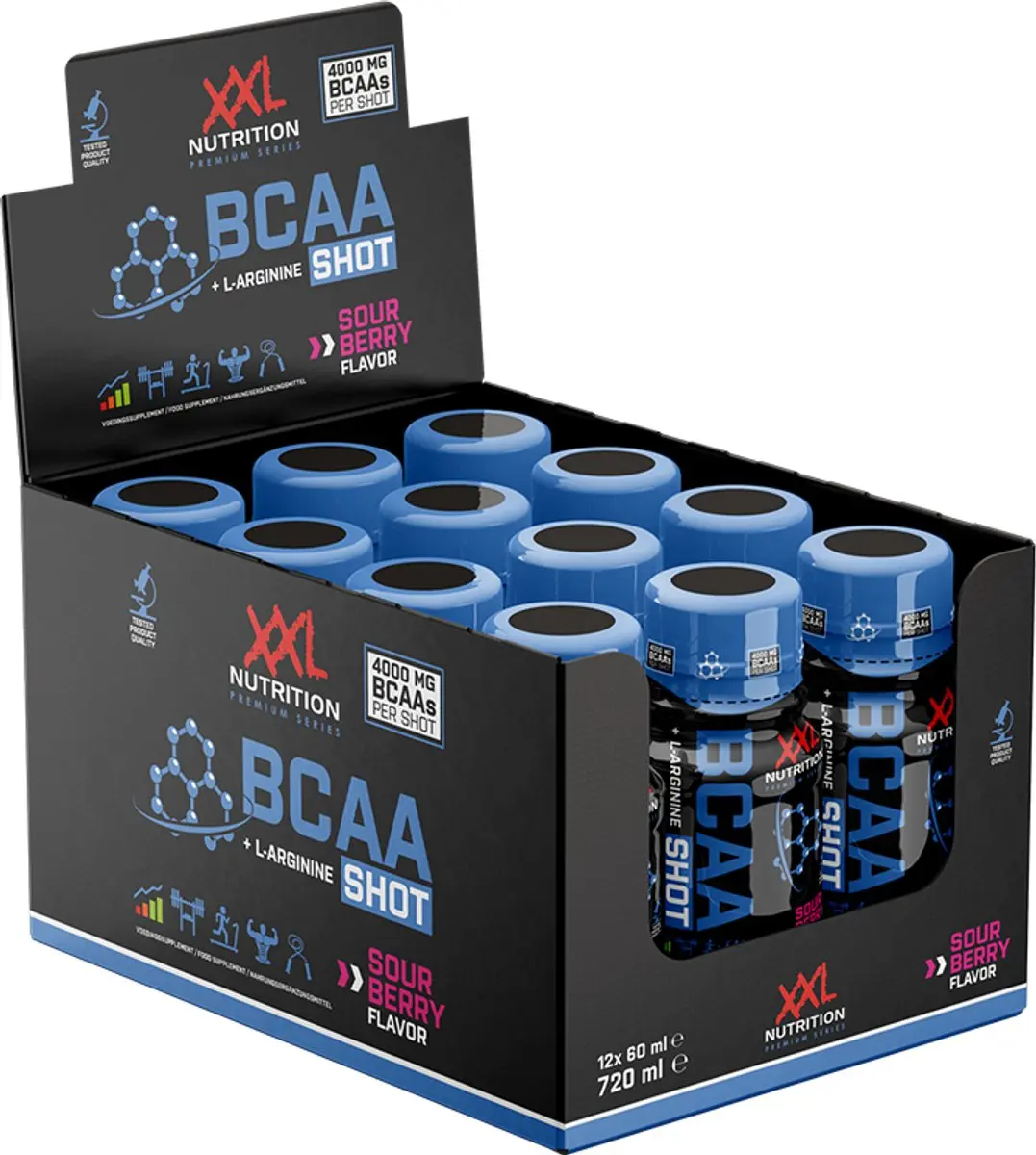 XXL Nutrition BCAA Shot 2:1:1 Sour Berry