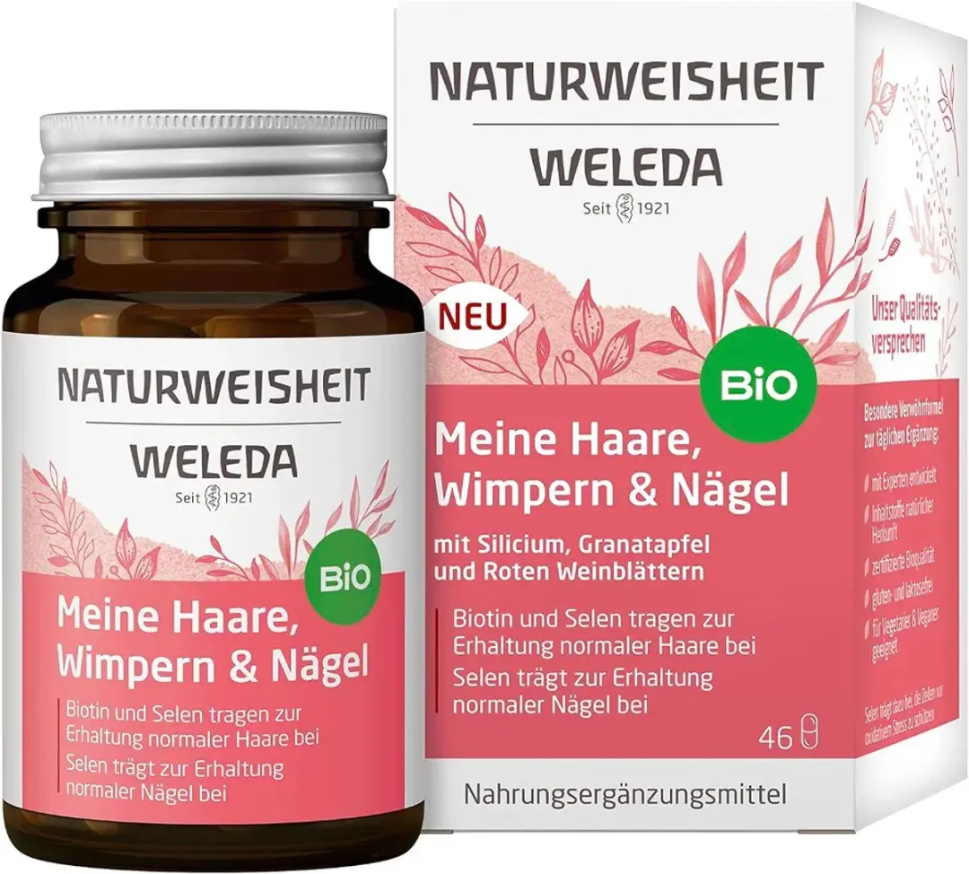 Weleda Naturweisheit Haare Wimpern Nägel Voedingssupplement 46 Capsules
