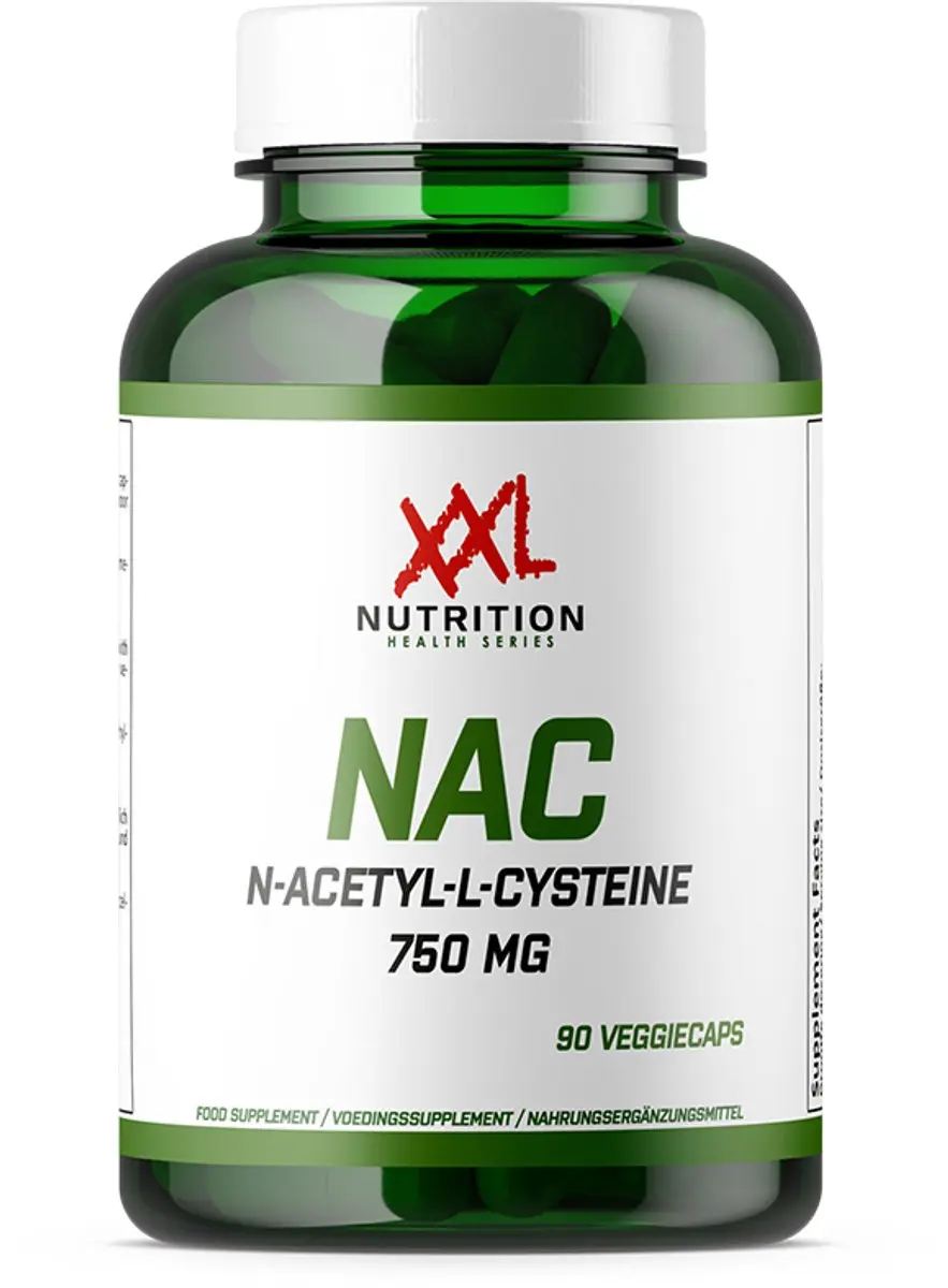 XXL Nutrition NAC 750mg N-Acetyl L-Cysteine 90 Veggiecaps