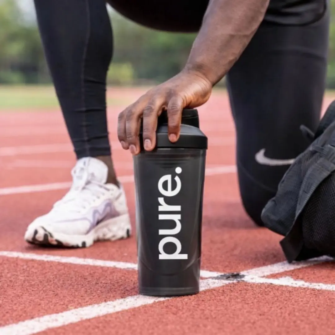 Pure Shakebeker Original 700ml - Transparant/Zwart