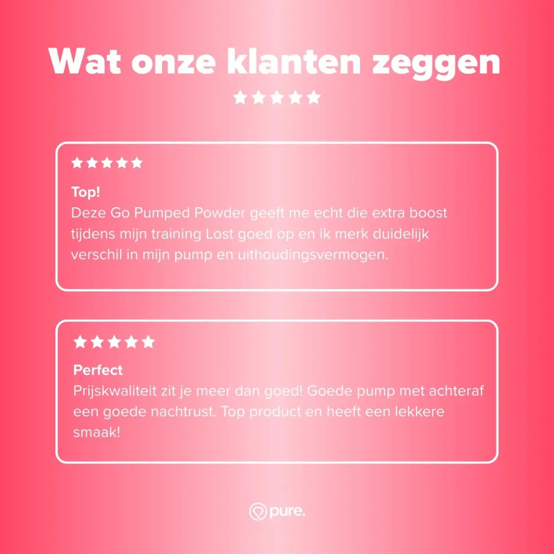 Pure FatBurner Aardbei 300g - Vitamine C & D