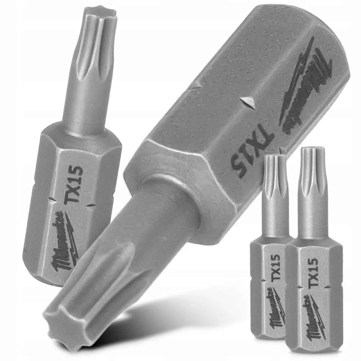 Milwaukee Torx TX15 Bits 25mm Magnetisch