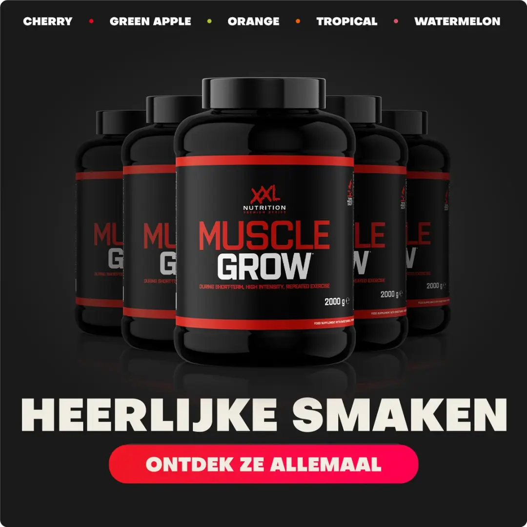 XXL Nutrition Muscle Grow Groene Appel Post Workout 1000g - afbeelding 6 van 6