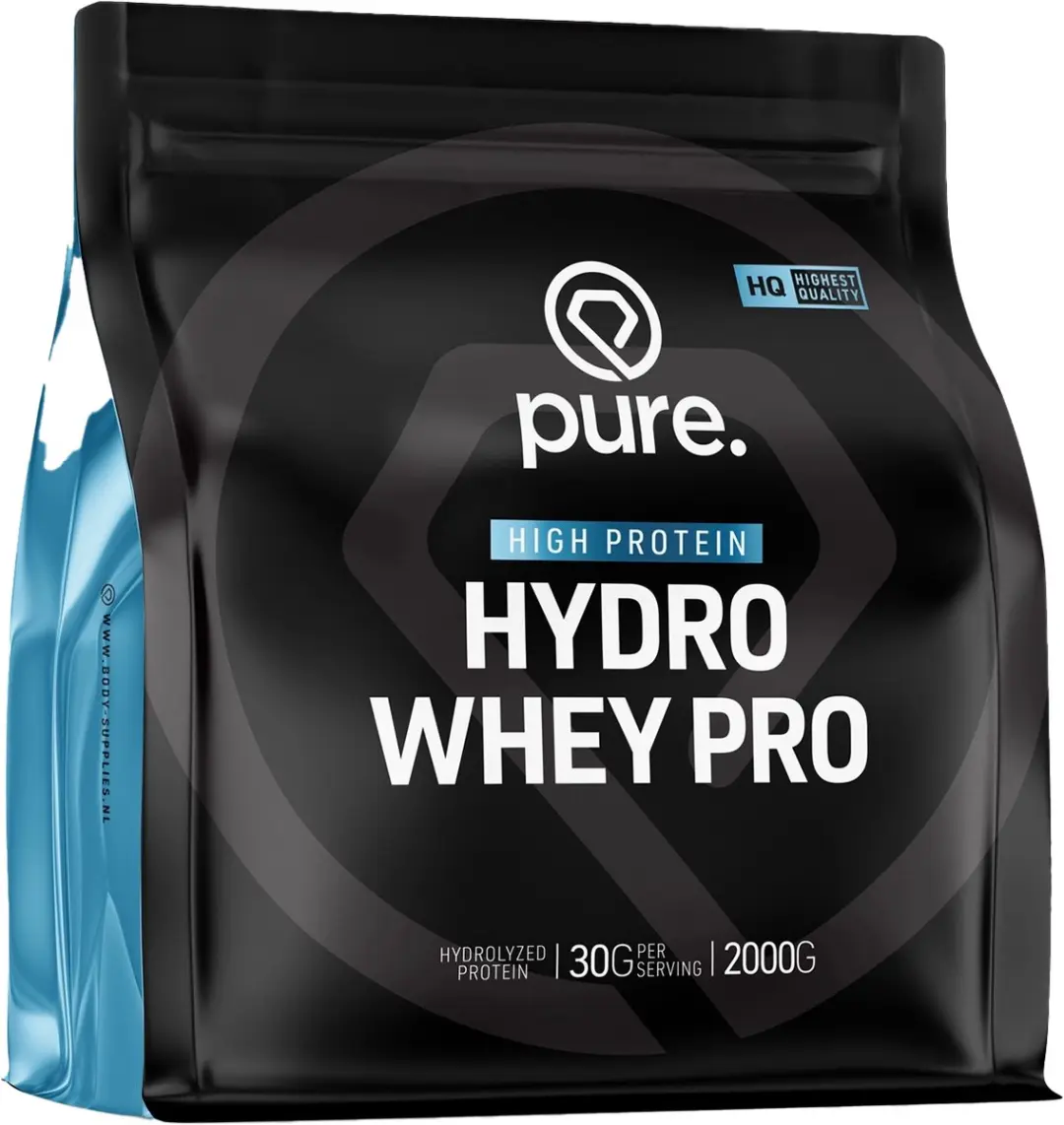 Pure Hydro Whey Pro Eiwitshake 2000g - Vanille - Gehydroliseerde Eiwitten