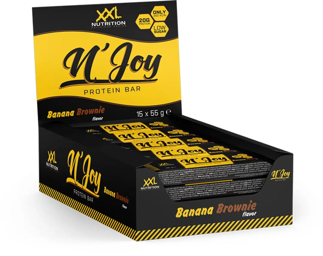 XXL Nutrition N'Joy Protein Bar Banana Brownie