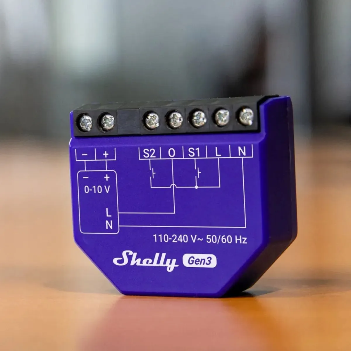 Shelly Dimmer 0-10V Gen3 - Zwart