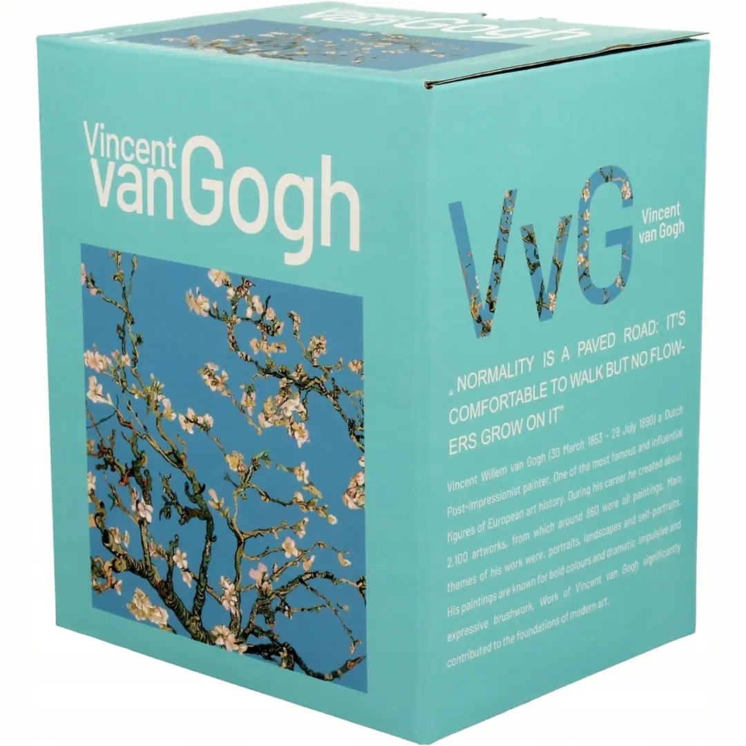Duo XXL Porseleinen Mok 650ml - Van Gogh Amandelbloesem - Multicolor