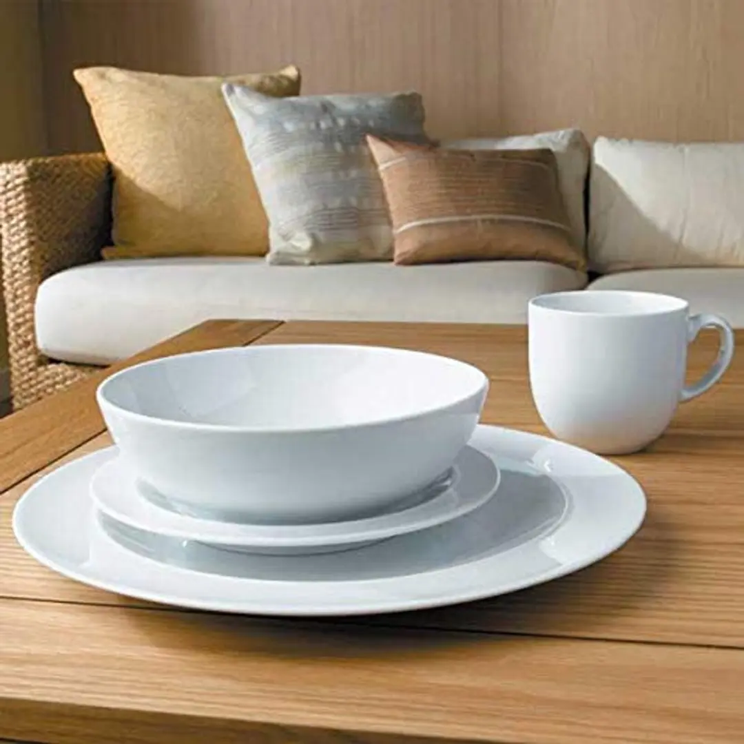 Denby 011048804 Bord - Wit - 2 Stuks