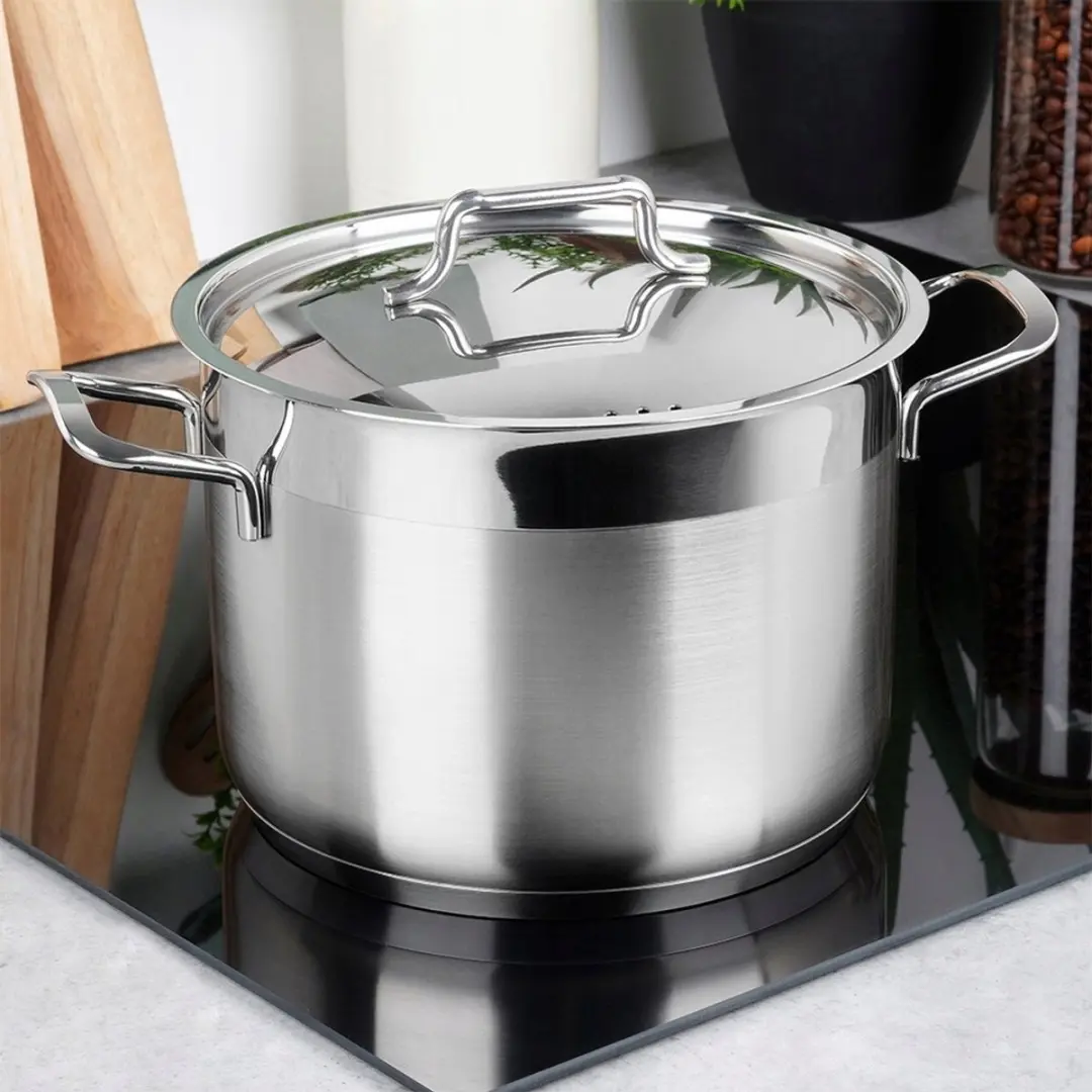 Orion Anett RVS Pan met Deksel 20cm - 4.6L - Silver