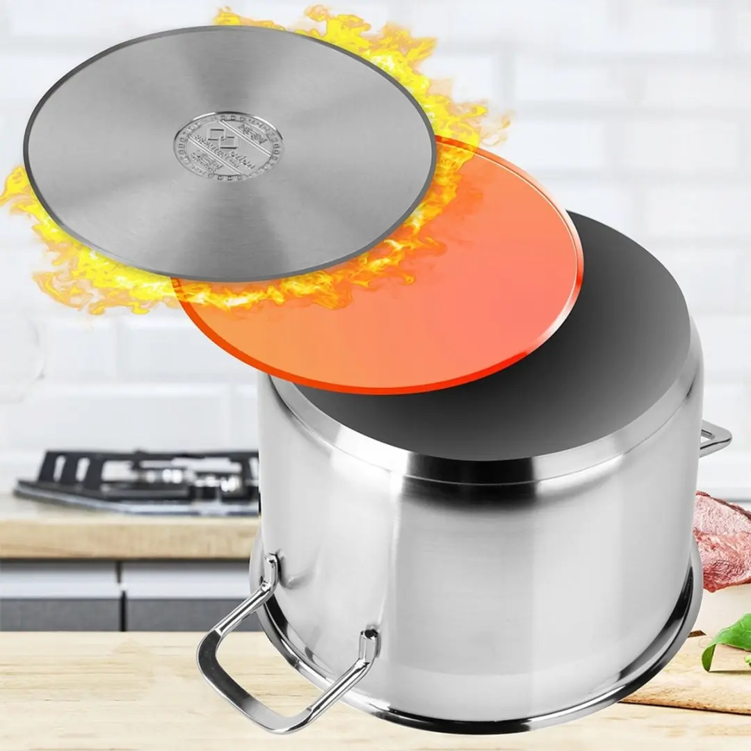 Orion Anett RVS Pan met Deksel 20cm - 4.6L - Silver