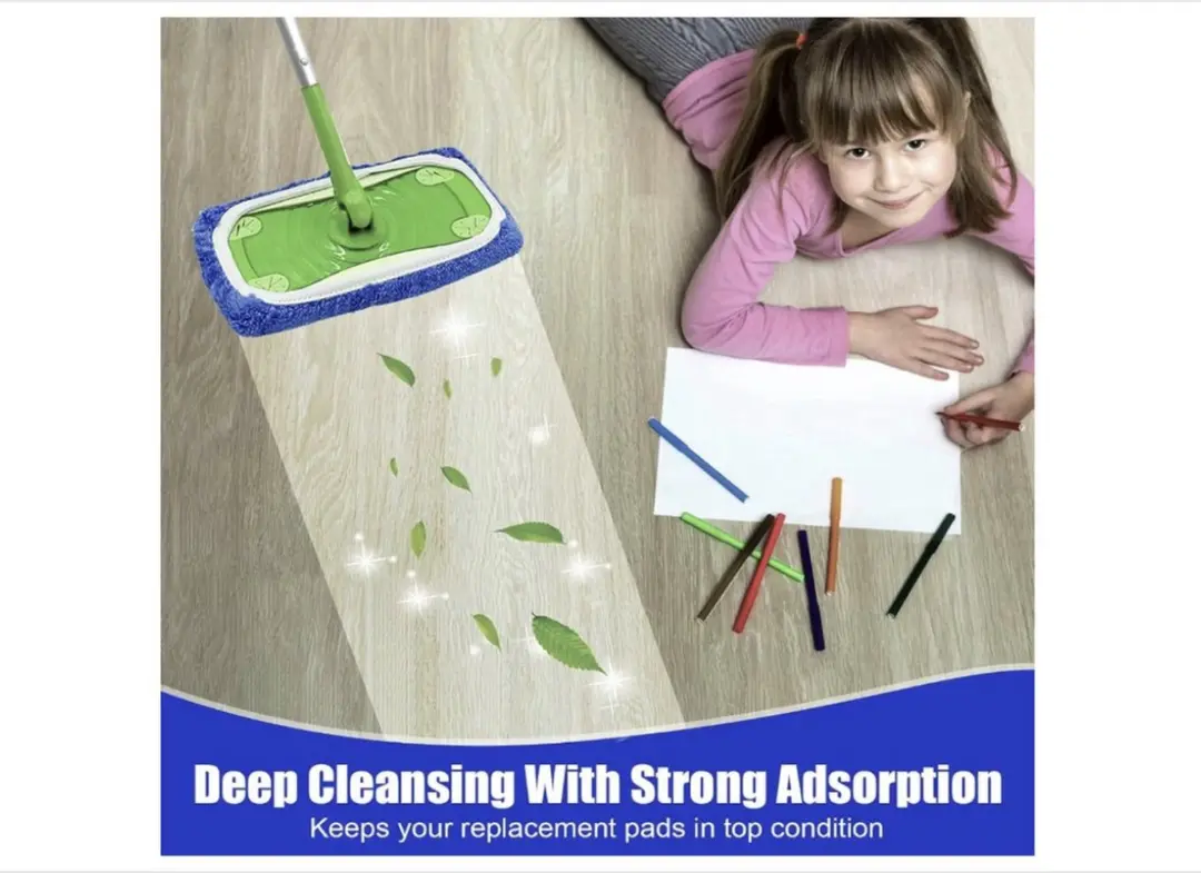 Swiffer Vloerdoeken Herbruikbaar - 8 Stuks Blauw - afbeelding 6 van 6