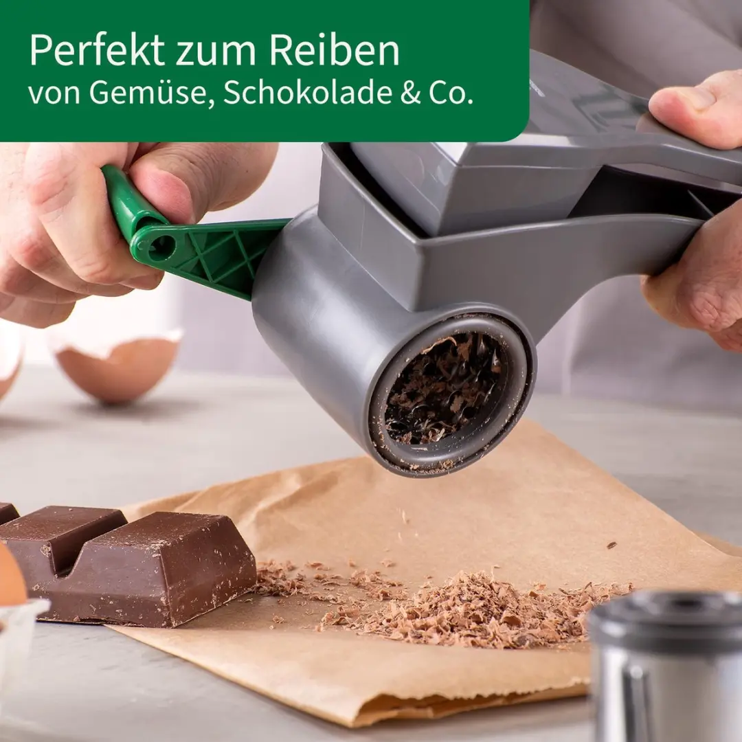 Fackelmann Chefkoch Trommelrasp - 3 Inzetstukken - afbeelding 5 van 6