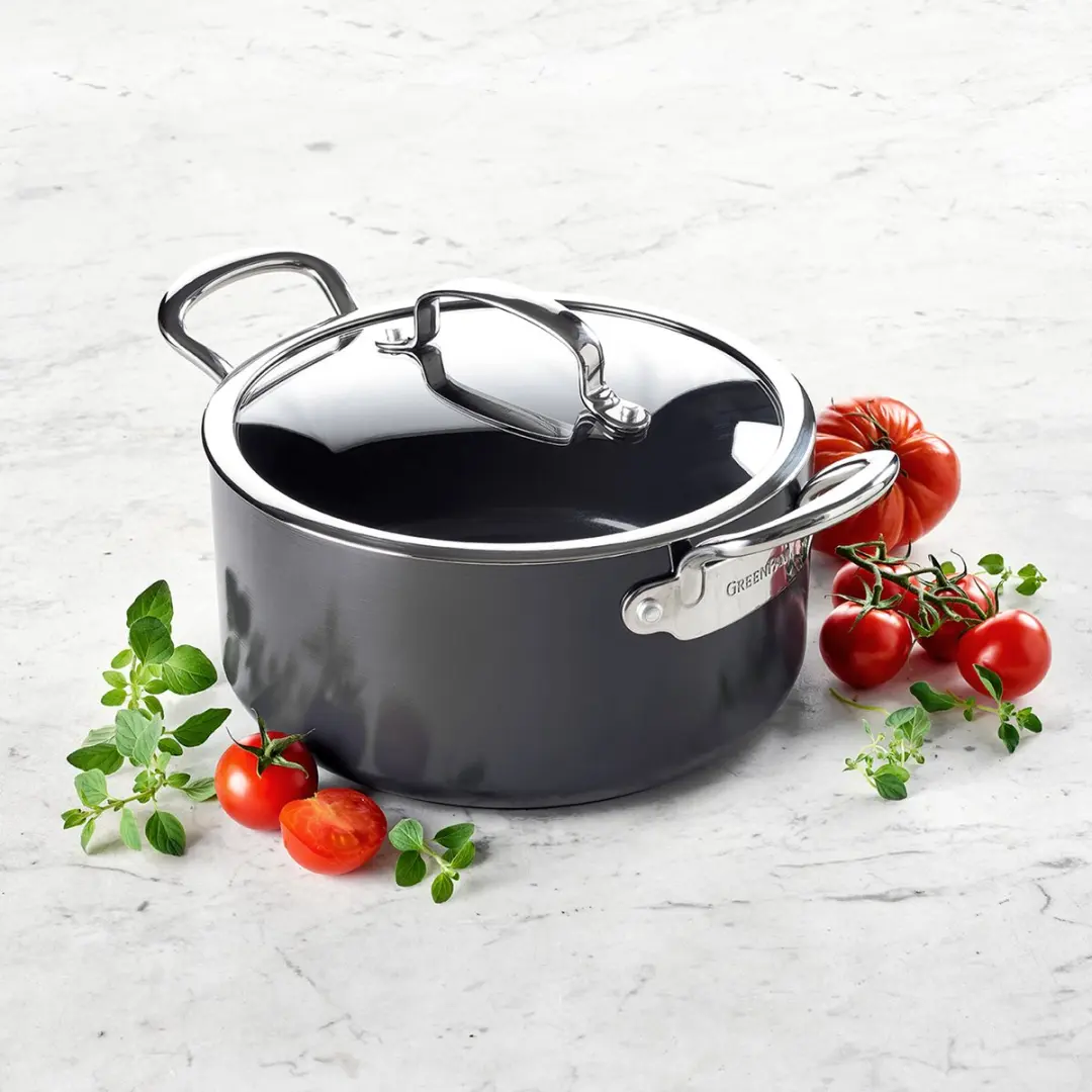 GreenPan Barcelona Kookpan 18cm - 2.1L - Zwart