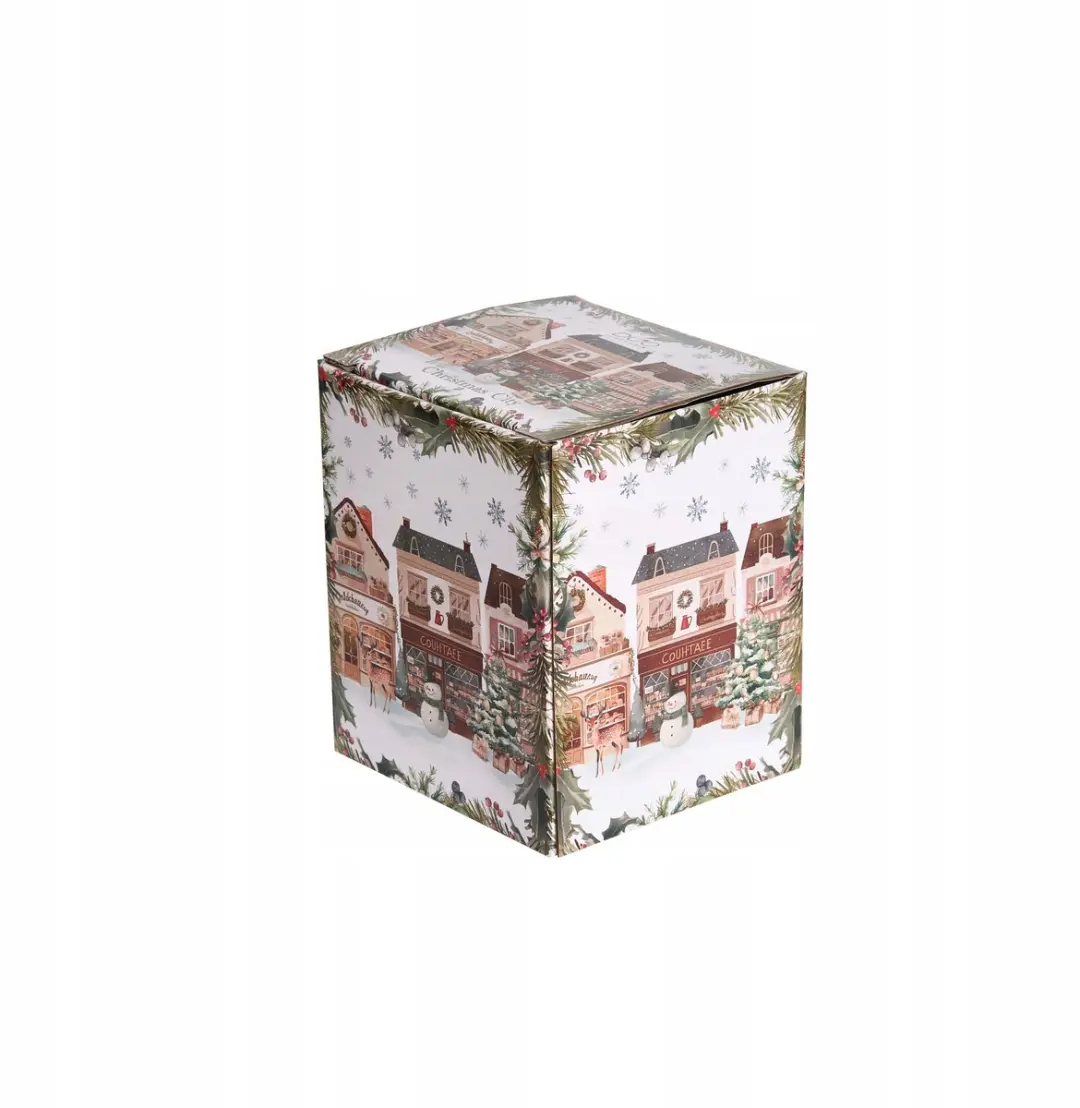 Duo Mok met Infuser Christmas City 2 - 360ml - Multicolor