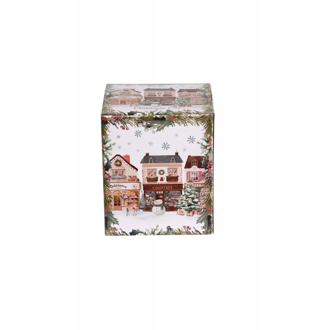 Duo Mok met Infuser Christmas City 2 - 360ml - Multicolor