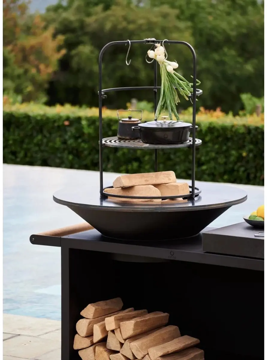 Ofyr Heritage Island Black 100 Pro Keramische BBQ - 100 cm