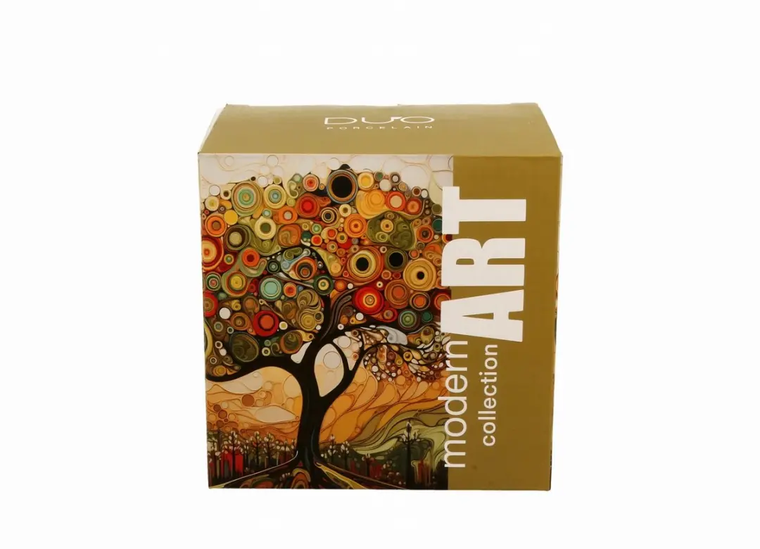 Duo Mok met Zeef MODERN TREE DUO - 450ml - New Bone China