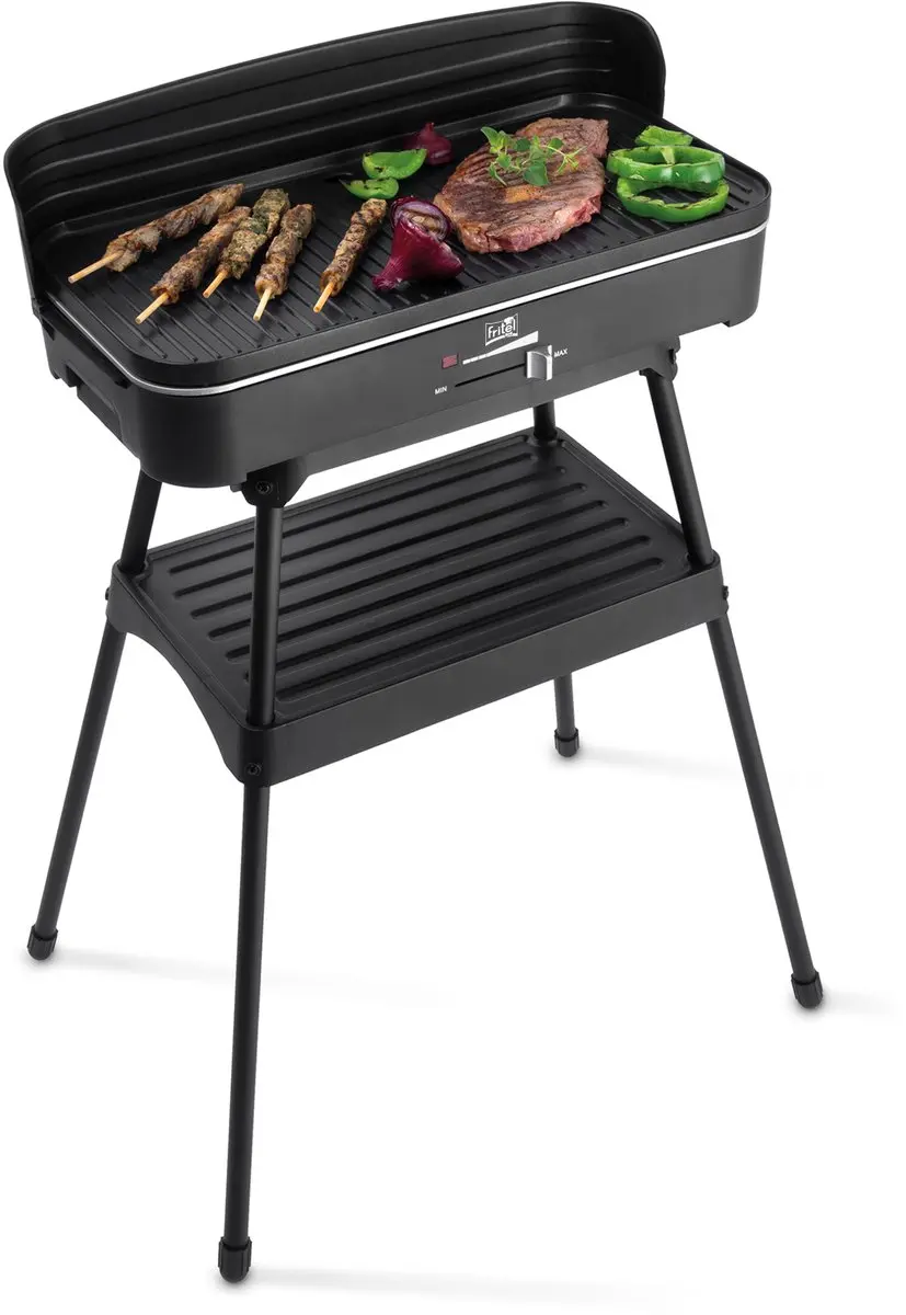 Fritel BBQ 2246 Elektrische Tafelgrill 2200W - 50x25cm Zwart - afbeelding 6 van 6
