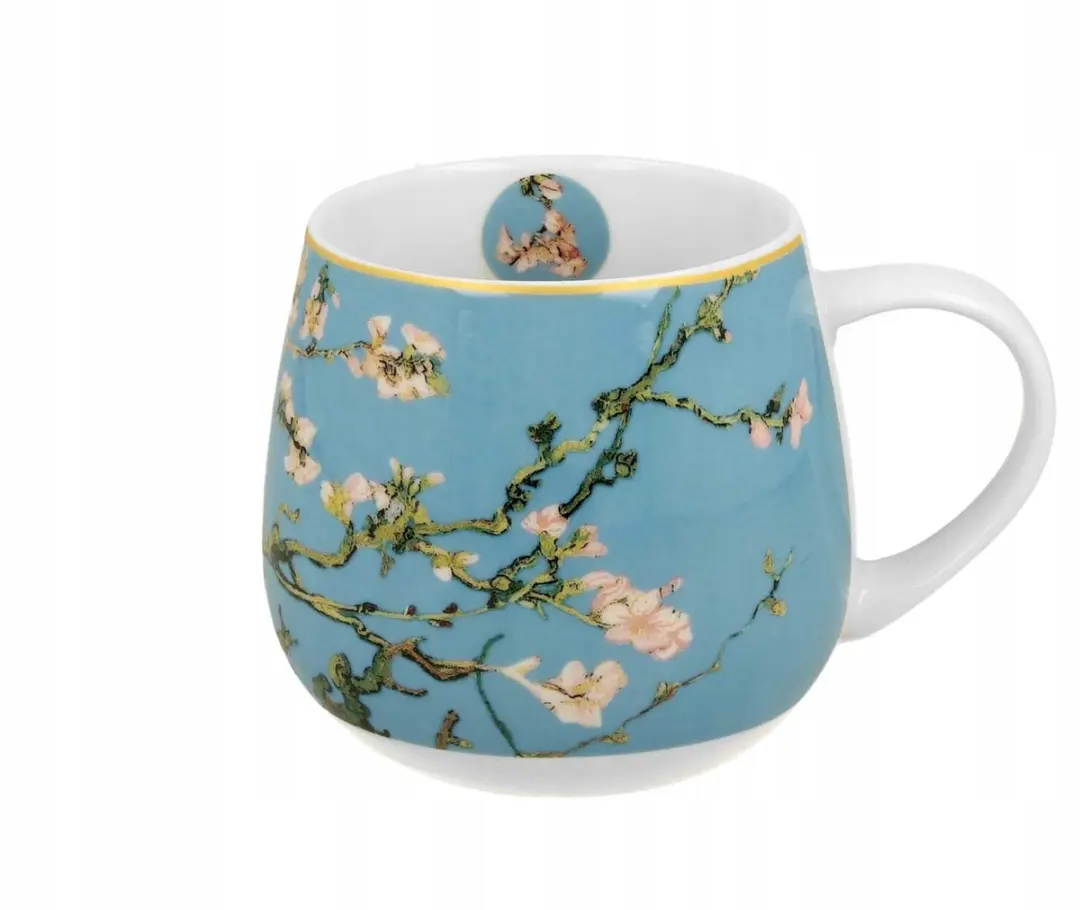 Duo Van Gogh Amandelbloesem Mok 430ml - Porselein - Blauw