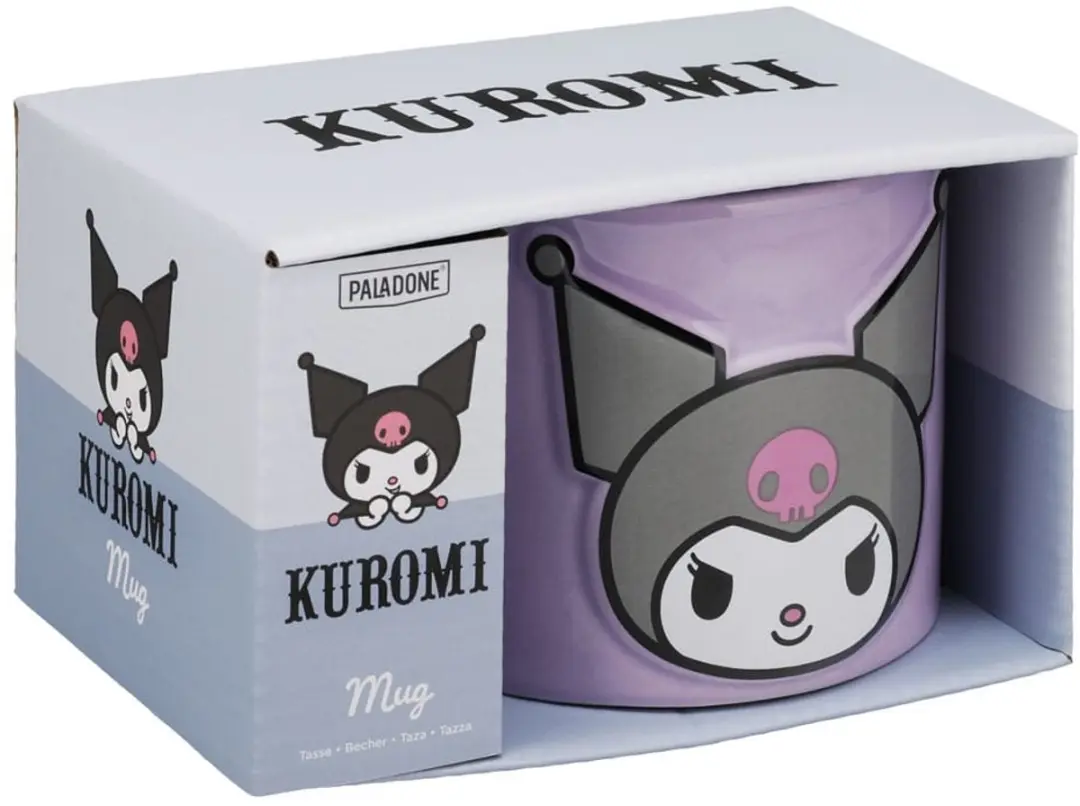 Paladone Kuromi Embossed Mok - 330ml - Officieel Sanrio