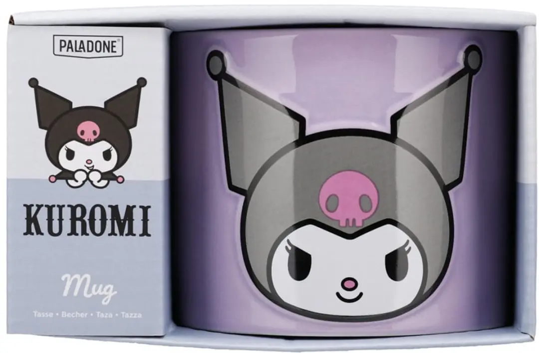 Paladone Kuromi Embossed Mok - 330ml - Officieel Sanrio