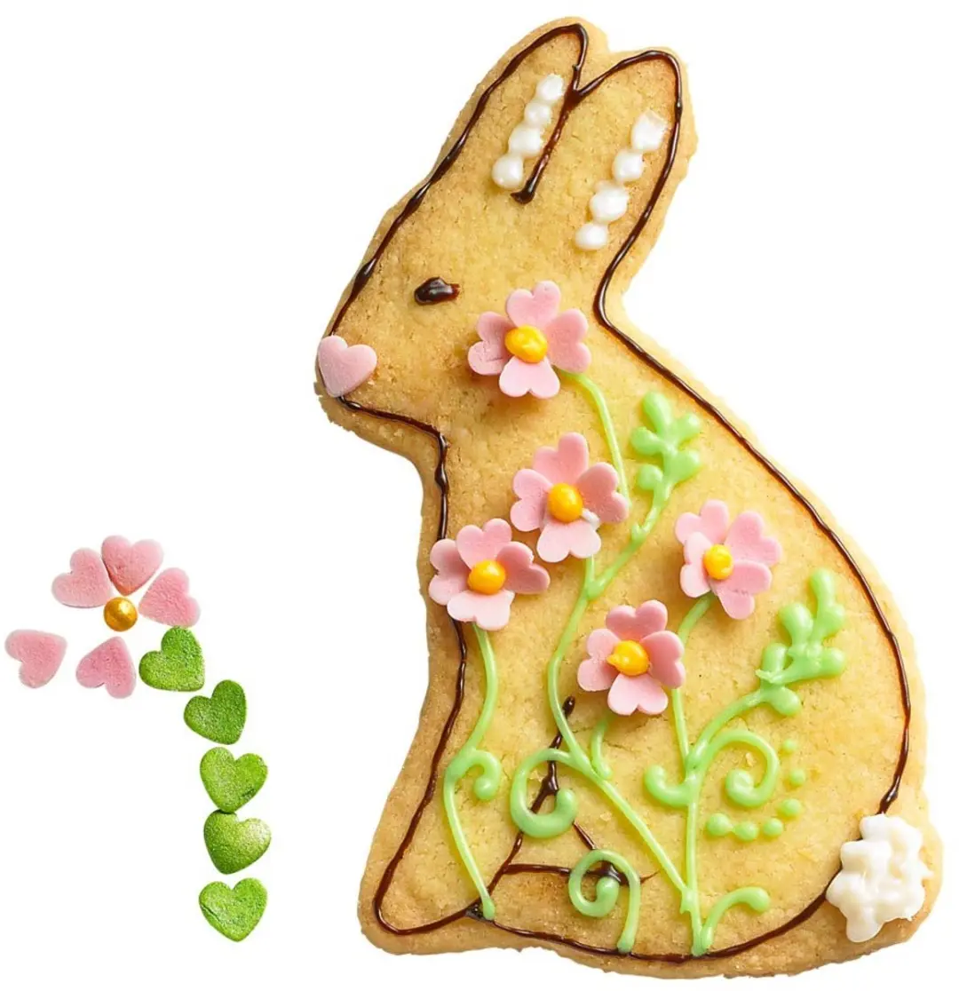 Kaiser Bunny Hans Paaskoekjesvorm - Roestvrij staal 13x7,5x2,6cm
