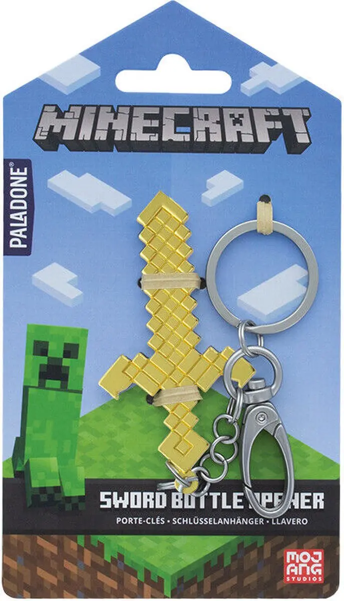 Paladone Minecraft Zwaard Flessenopener - Goud