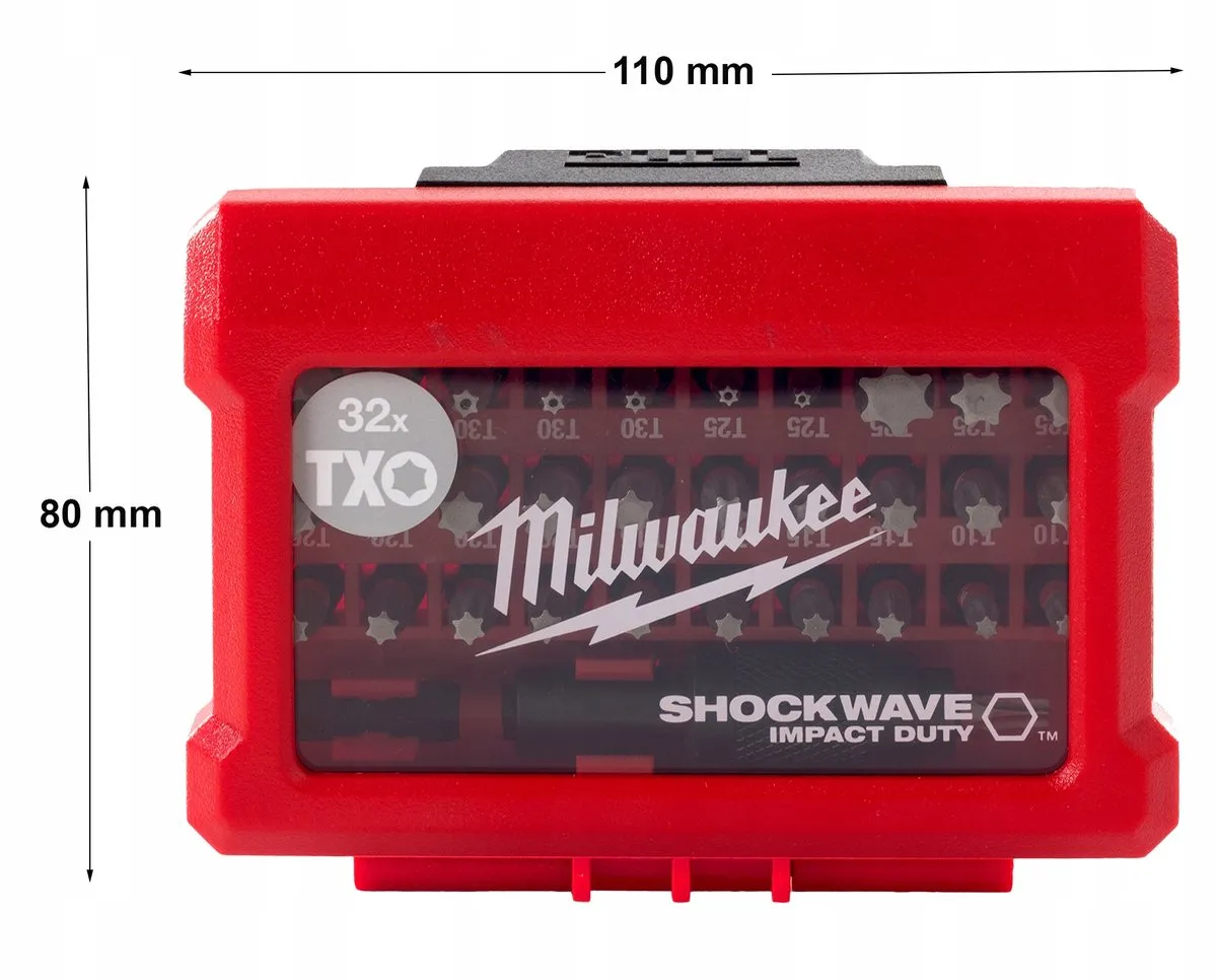 Milwaukee SHOCKWAVE Torx T20 Bitset 32-delig
