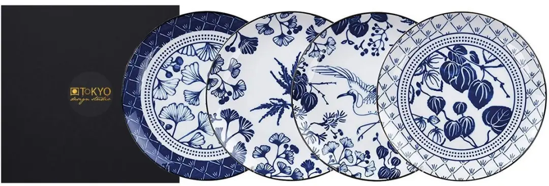 Tokyo Design Studio Flora Japonica Bordenset 4-delig